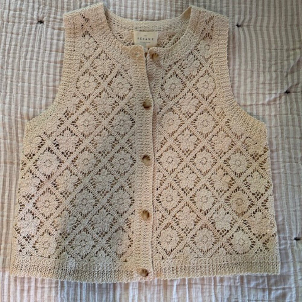 NWT Sezane Ron Top Ecru size S - Picture 5 of 8